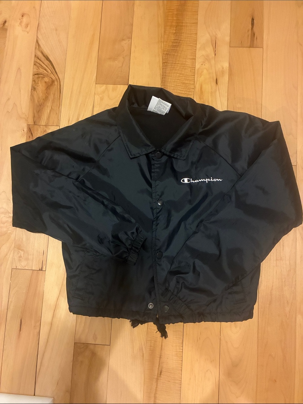 Champion Black Lightweight Bomber Jacket